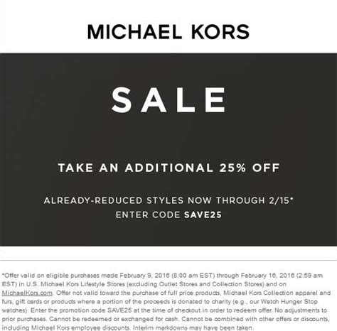 michael kors sale promo code.